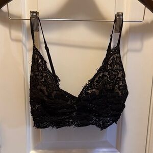 Elegant Black Lace Bralette